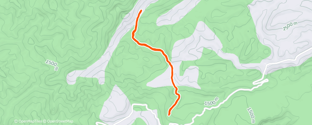 Карта физической активности (Subida por senda a pié de la Almenara)