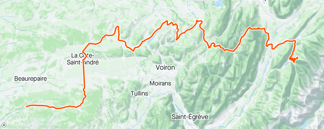 Map of the activity, Critérium du Dauphiné #6 Cueillette des champignons 🍄‍🟫