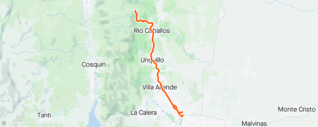 Map of the activity, Colanchanga