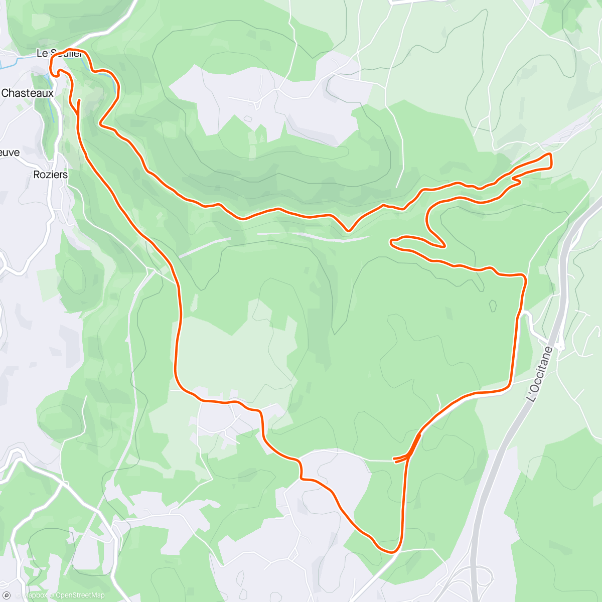 Map of the activity, #117.24 - J-12 Tarn Valley Ultra Trail, ça va pas être simple cette histoire