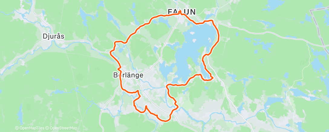 Карта физической активности (Morning Ride)