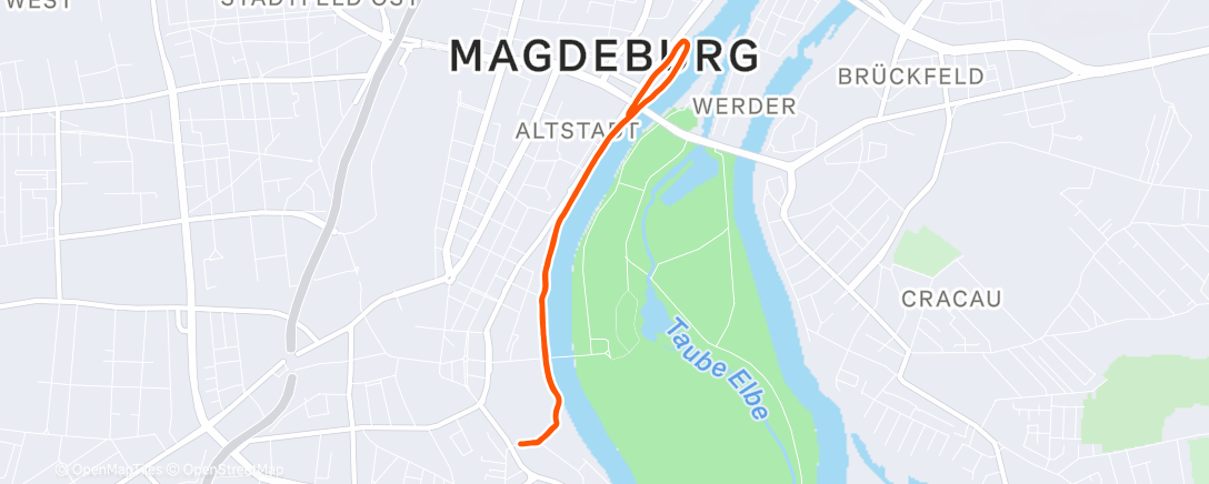 Map of the activity, Training Januar 2025 (2/15)