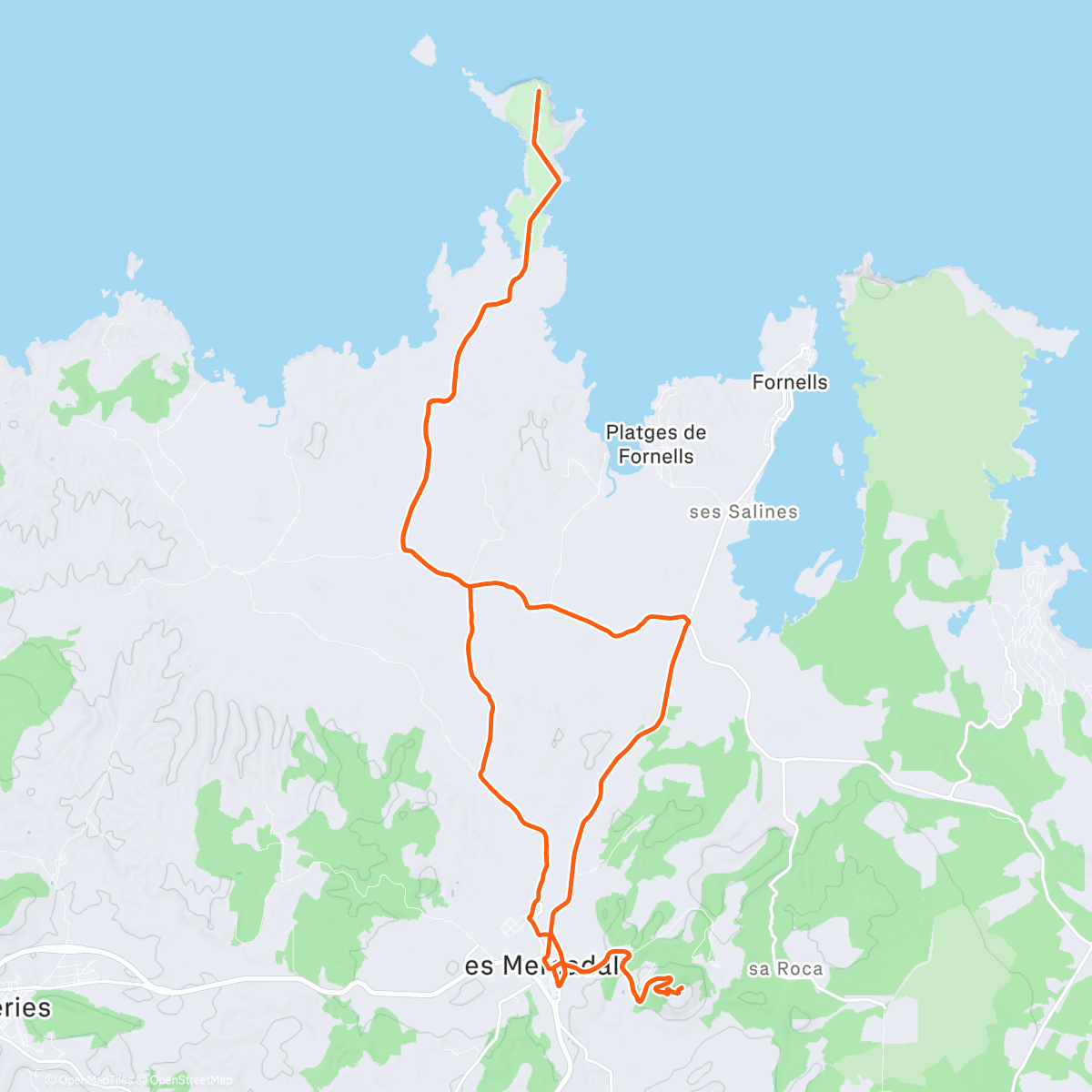 Карта физической активности (Bicicleta por la mañana)