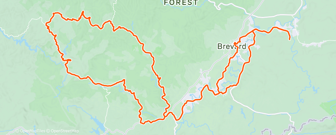 Map of the activity, Wolf Lake with Pop Tarts