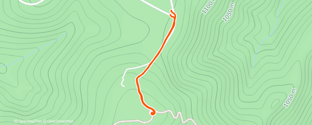Map of the activity, Poor Mtn Summit