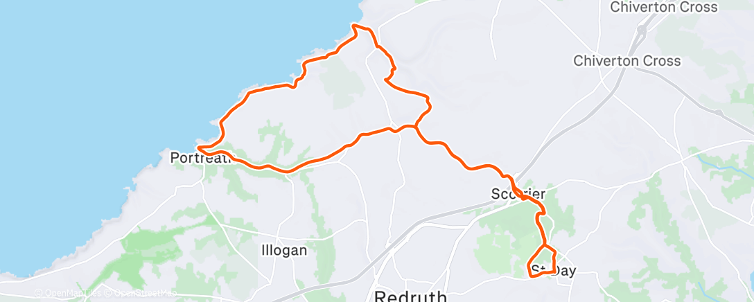 Map of the activity, Sweating pure Baileys!