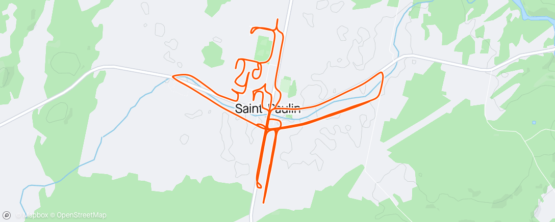 Map of the activity, Longue run de l’aigle 🦅