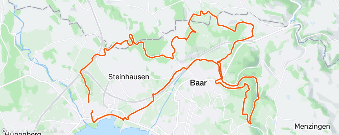 Map of the activity, Afternoon Ride