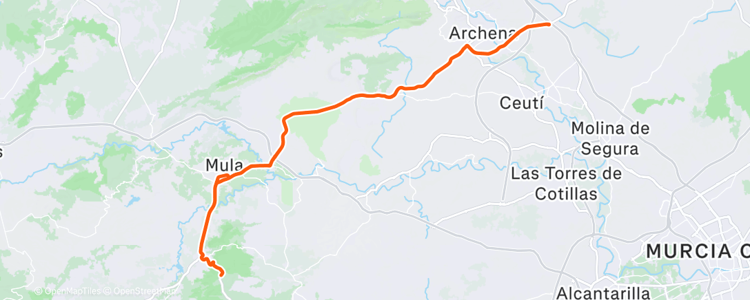 Карта физической активности (2H30' Esquivando ⛈️)