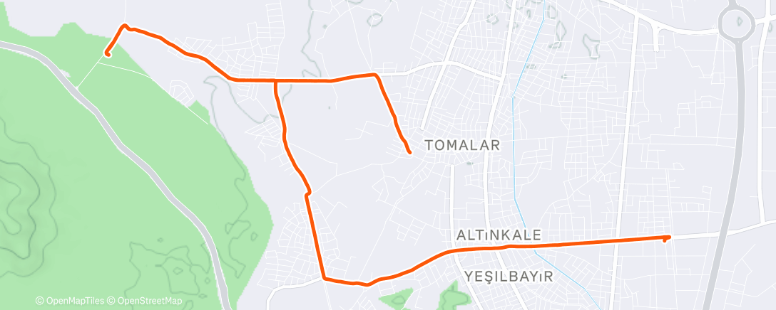 Map of the activity, Aile boyu - sarj bitmese iyiydi 🥲