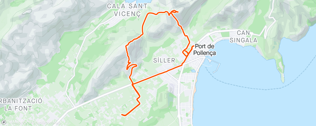 Map of the activity, Majorque. Petit combo talaia vella + puig del vilar  en mode skyrunning
