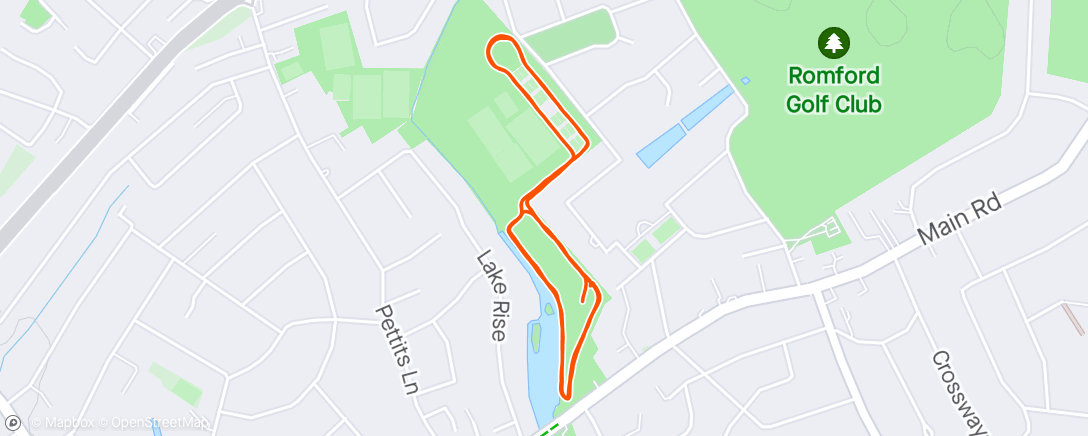 Map of the activity, Raphael parkrun revisited😎