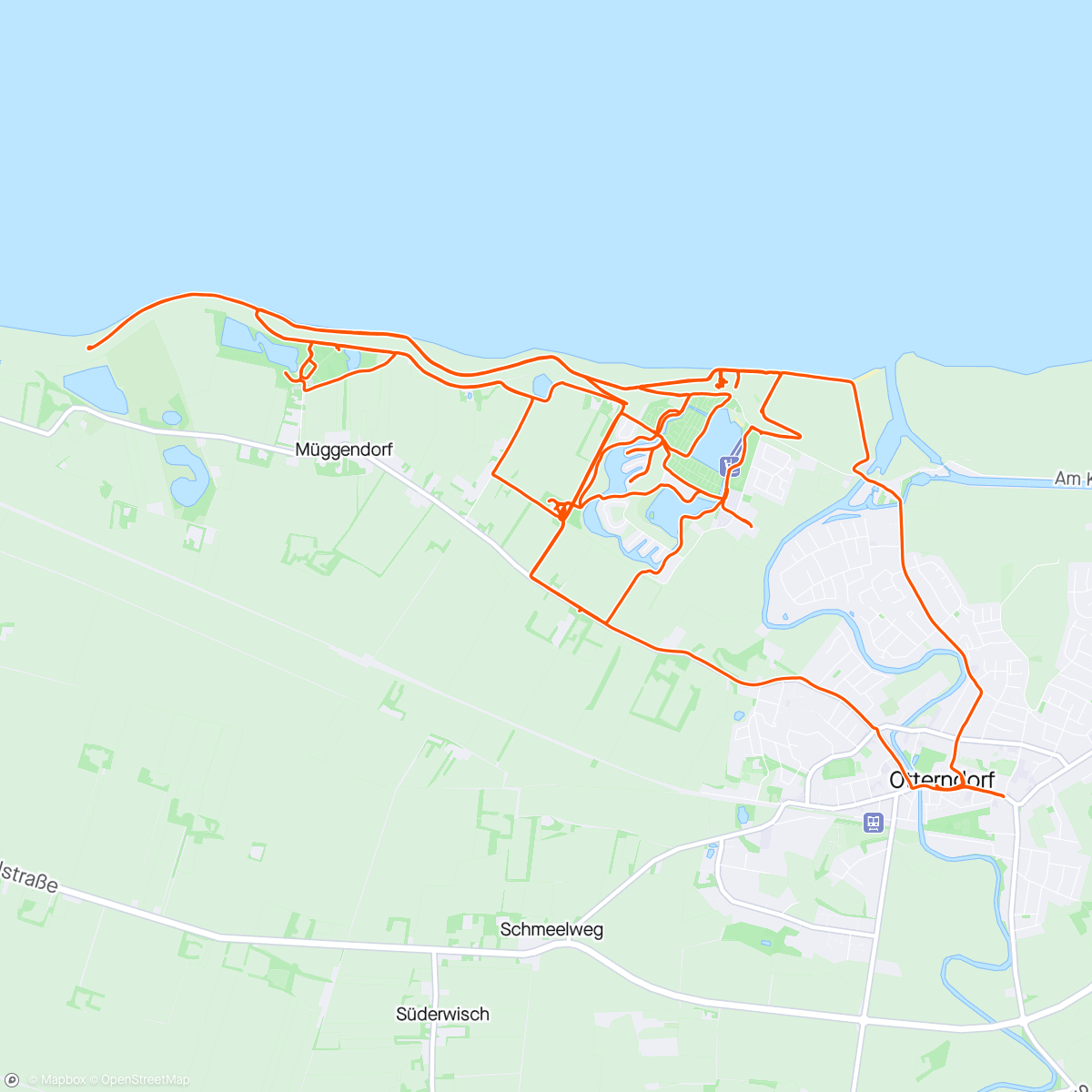 Map of the activity, New Bike Day 😂