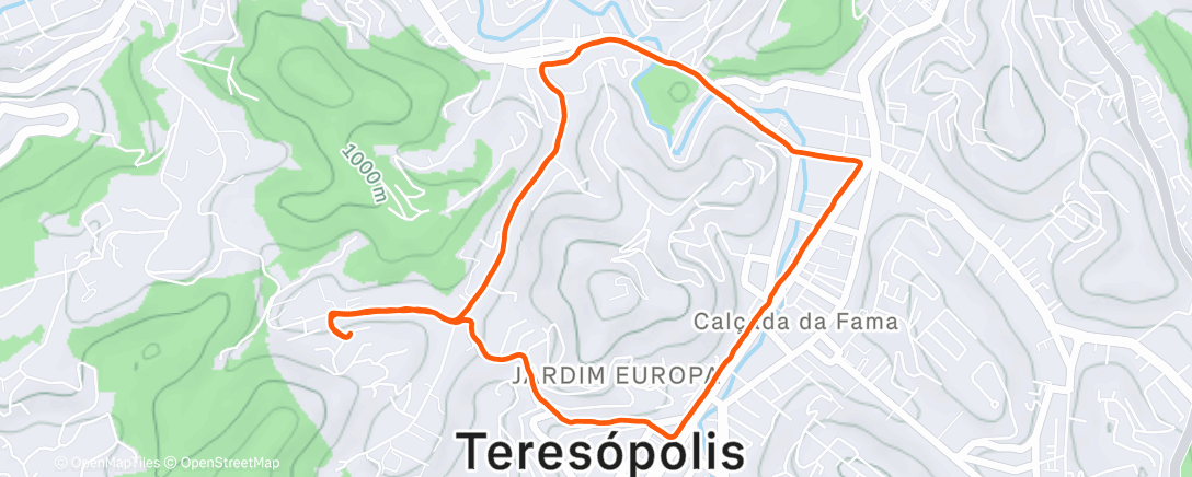 Карта физической активности (Giro em Terê)