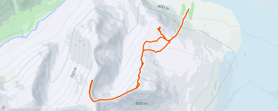 Map of the activity, Meall a' Bhuiridh and Creise with Mints.