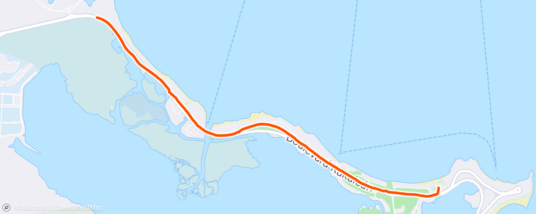 Map of the activity, Cancun