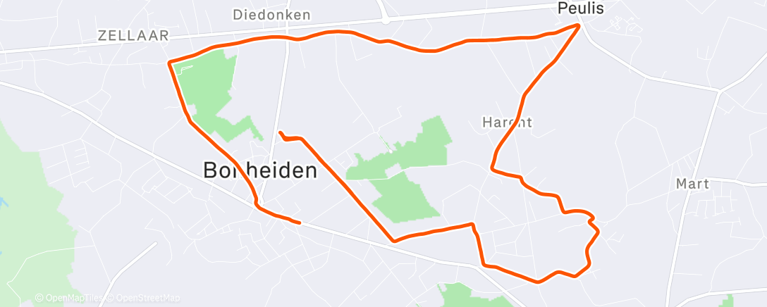 Map of the activity, De sleffers