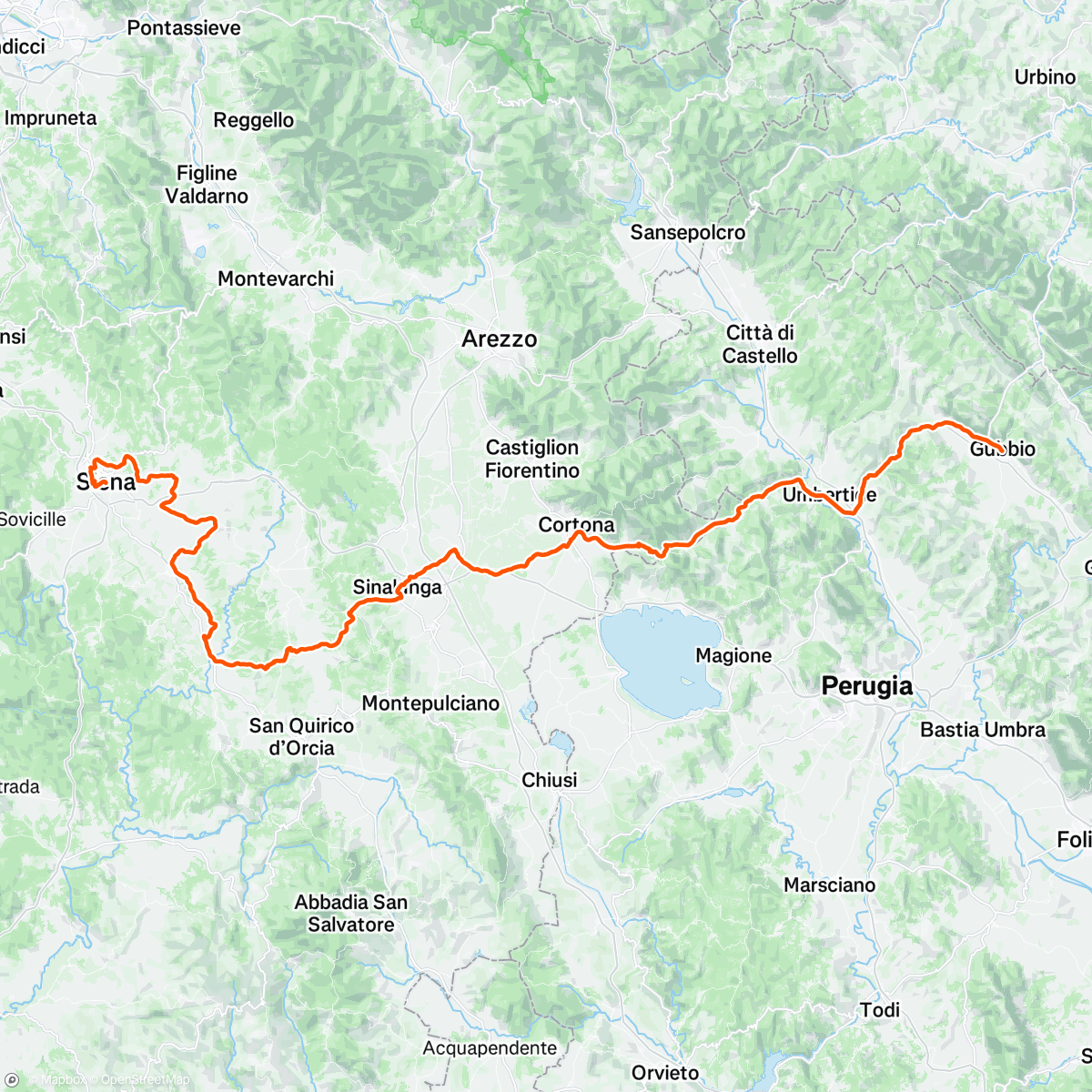 Map of the activity, Giro d'Italia 🇮🇹 - Tappa 9