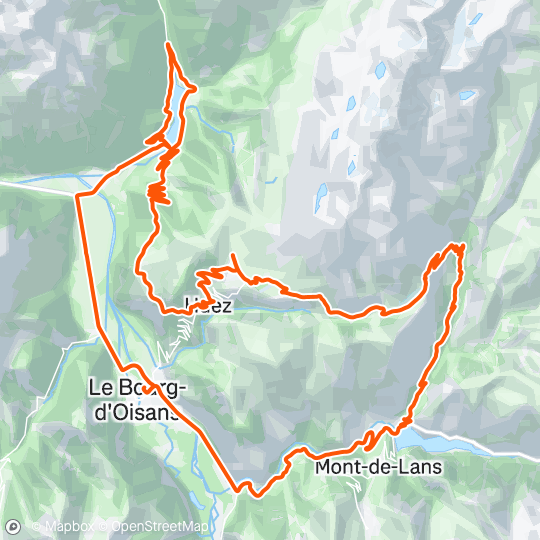 Carte de l'activité