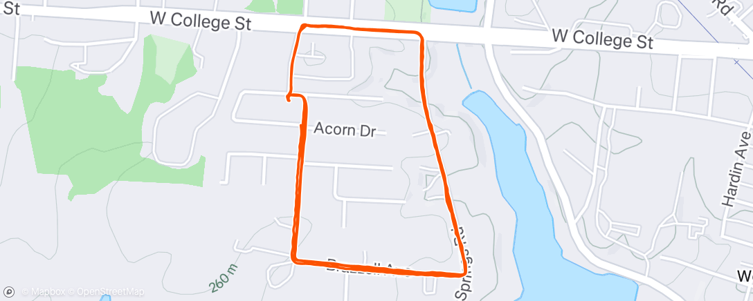 Map of the activity, 26/100 - laps with Roy