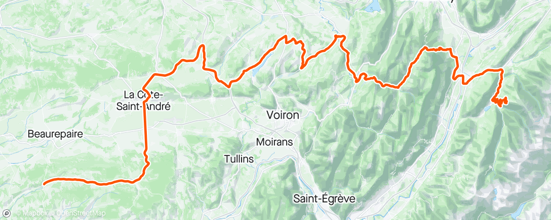 Map of the activity, Critérium du Dauphiné - stage 6