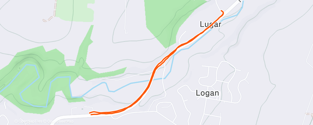 Map of the activity, Peesweep Brae
