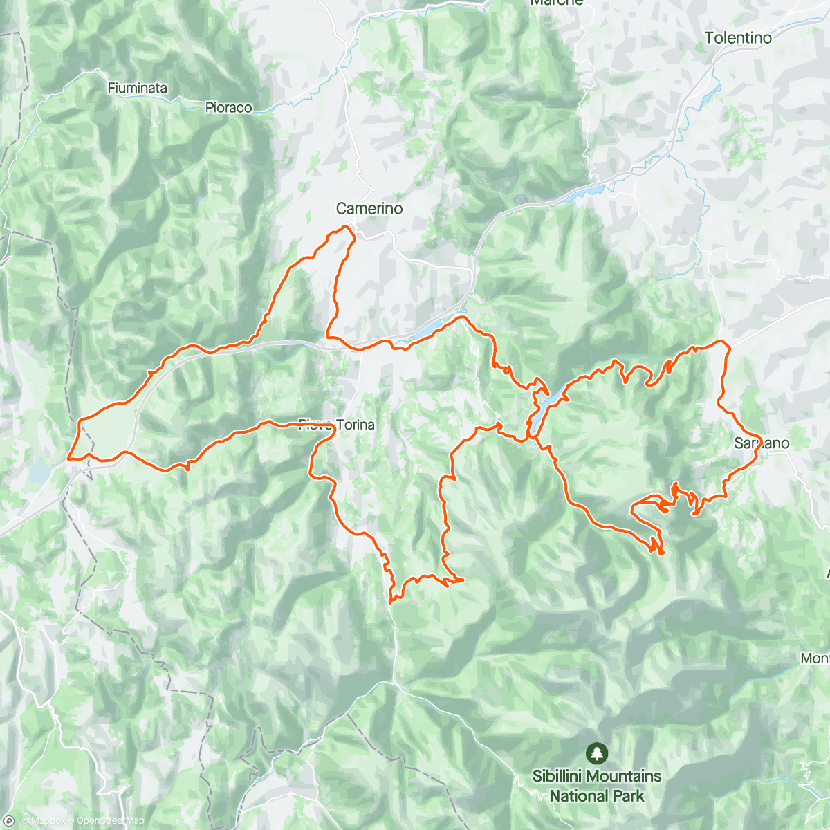 Mappa dell'attività Morning Ride