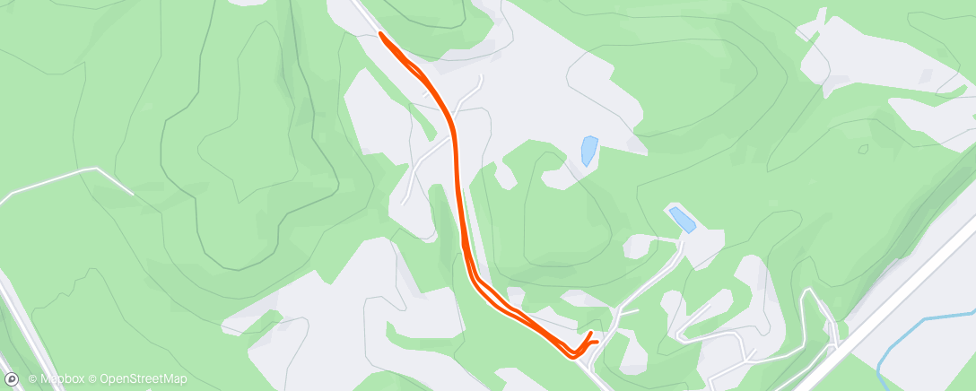 Map of the activity, Evening Walk