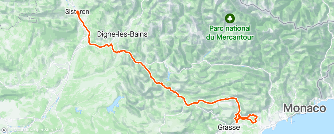 Map of the activity, Paris Nice stage 6