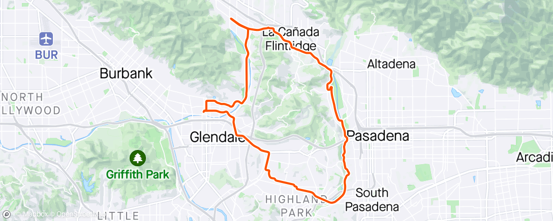 Map of the activity, Evening Spin