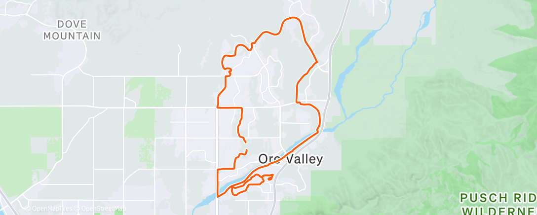 Map of the activity, Tuesday / CREO