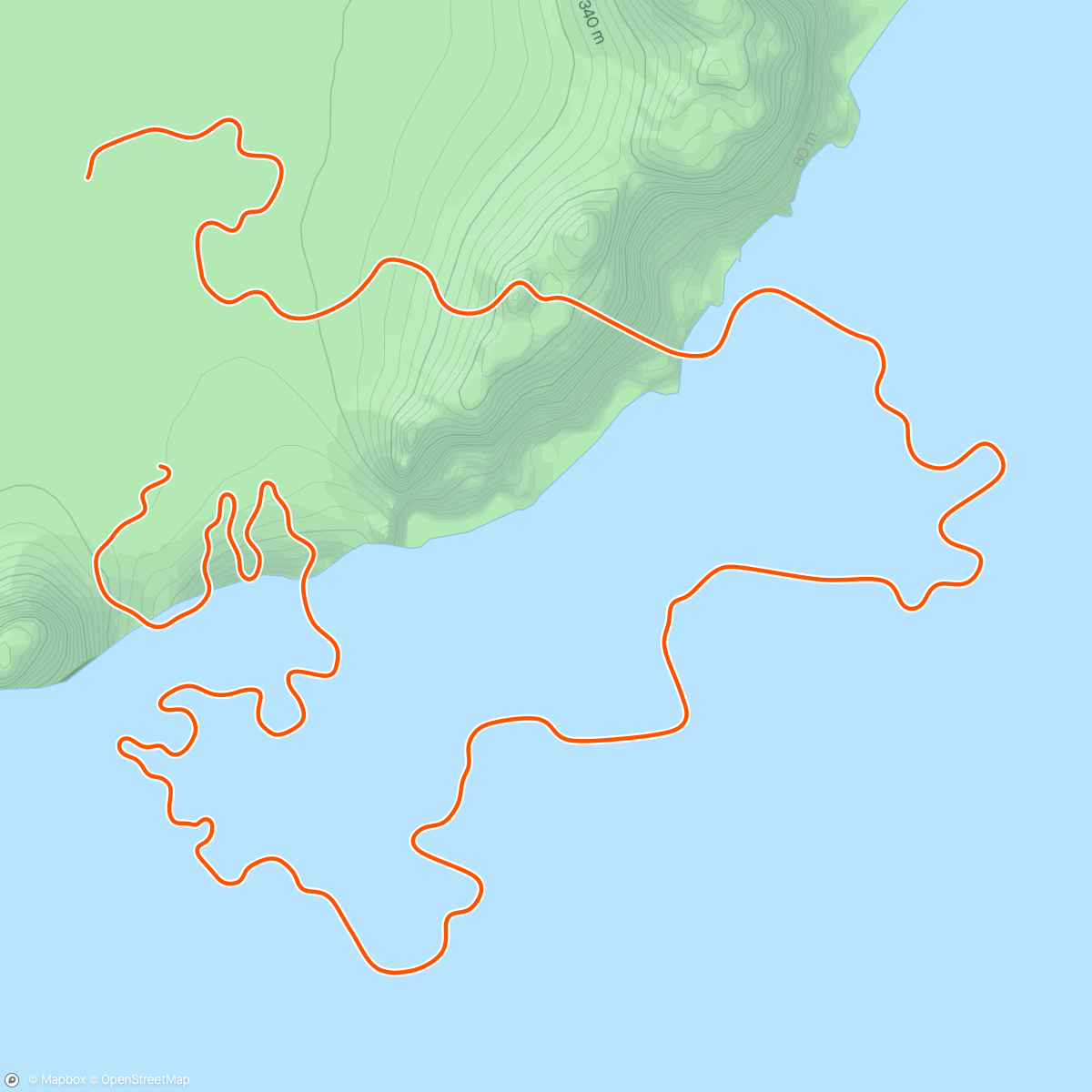 Map of the activity, Zwift - Flash Burn in Watopia