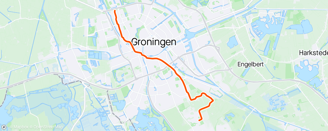 Map of the activity, Forenzenrun