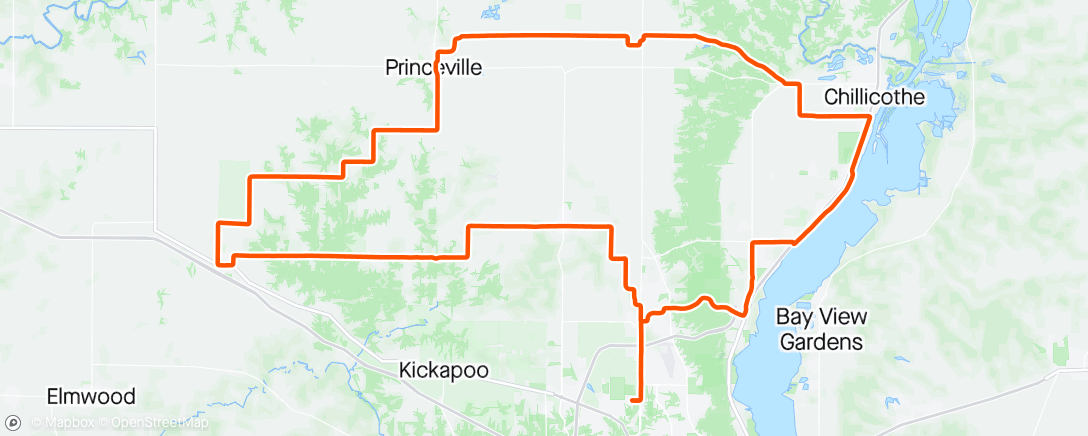 Mapa da atividade, Peoria Permanent