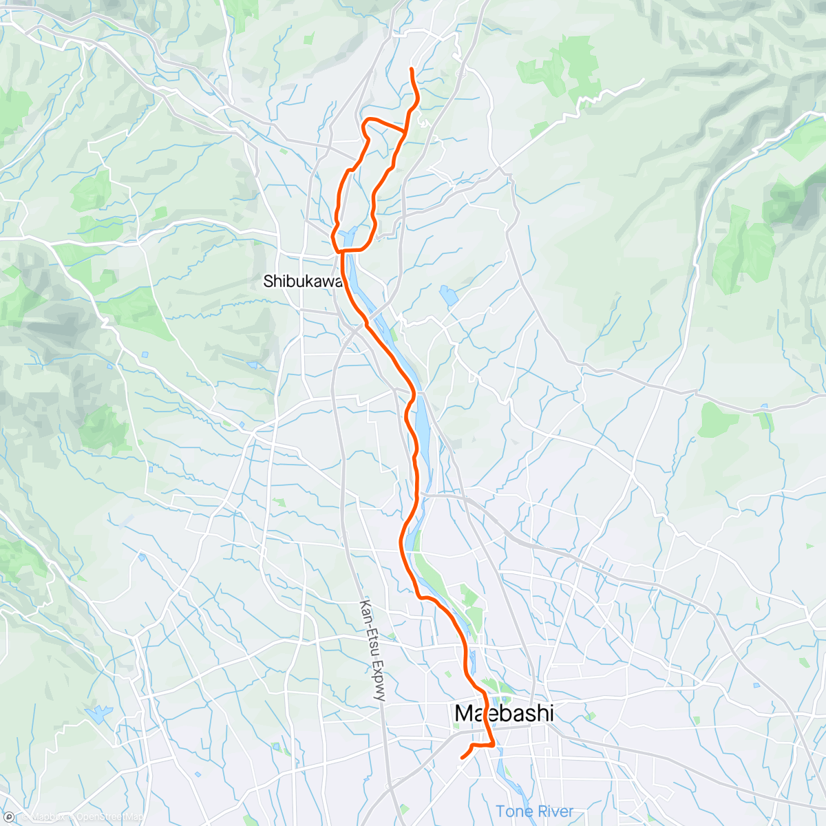 Map of the activity, 白井宿八重サクライド