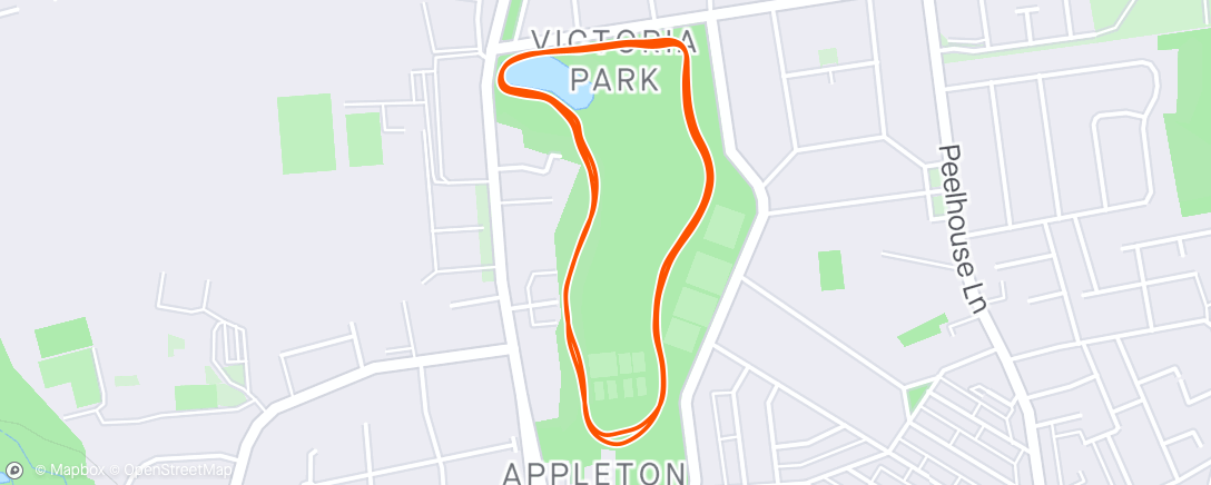 Mappa dell'attività Park Run 🏃🏽‍♂️