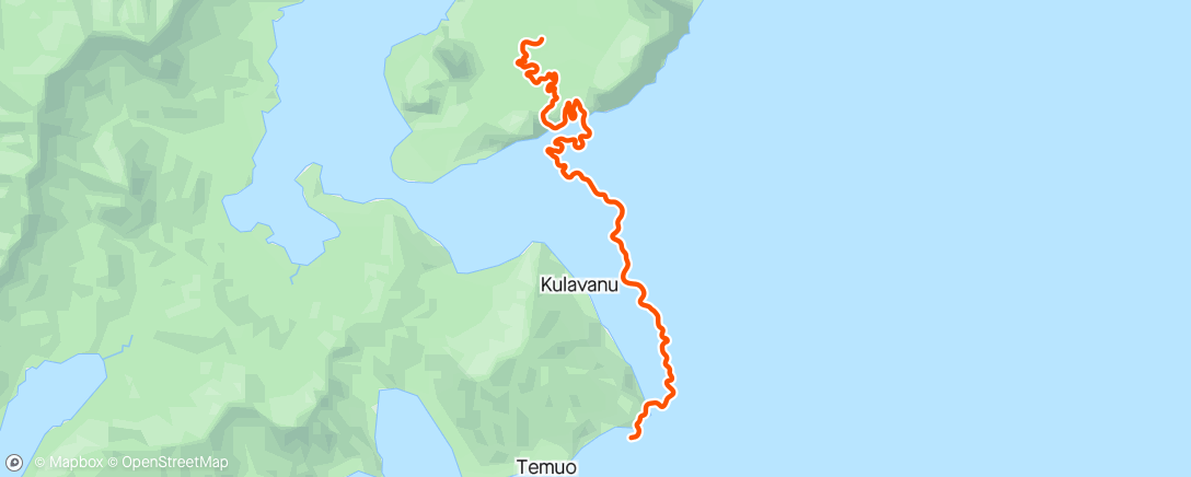 Map of the activity, Zwift - Canopies and Coastlines in Watopia