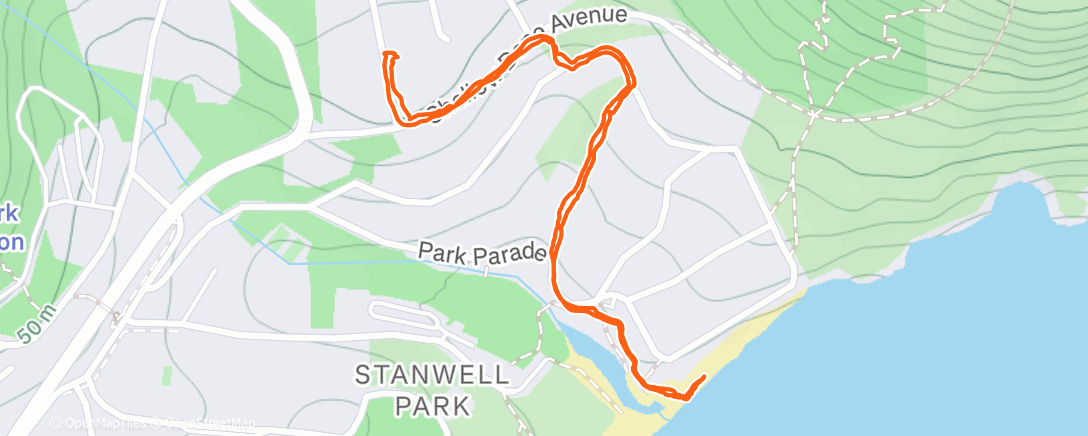 Map of the activity, 🐕 👦 🧒 👩🏻 🏖️ 🏊