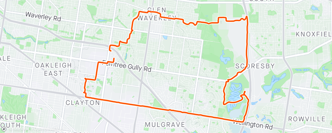 Map of the activity, ⛅ Afternoon Ride