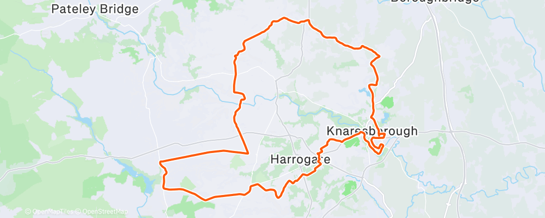 Mappa dell'attività Lunch Ride