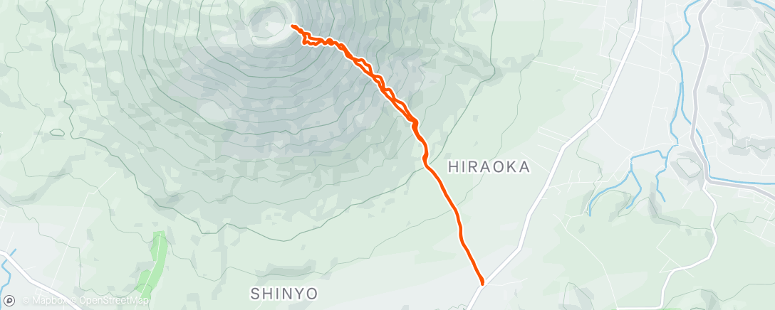 Map of the activity, 羊蹄山