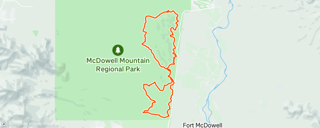 Map of the activity, Long Escondido