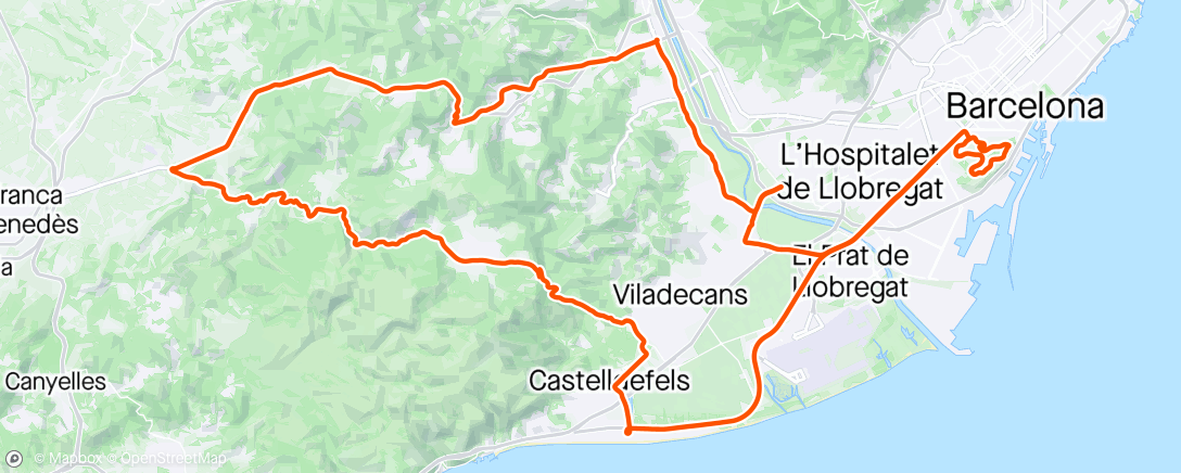 Map of the activity, Volta Catalunya Etapa 7