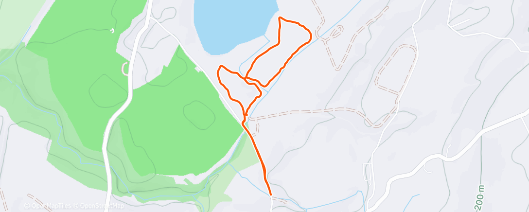 Map of the activity, Morning Walk