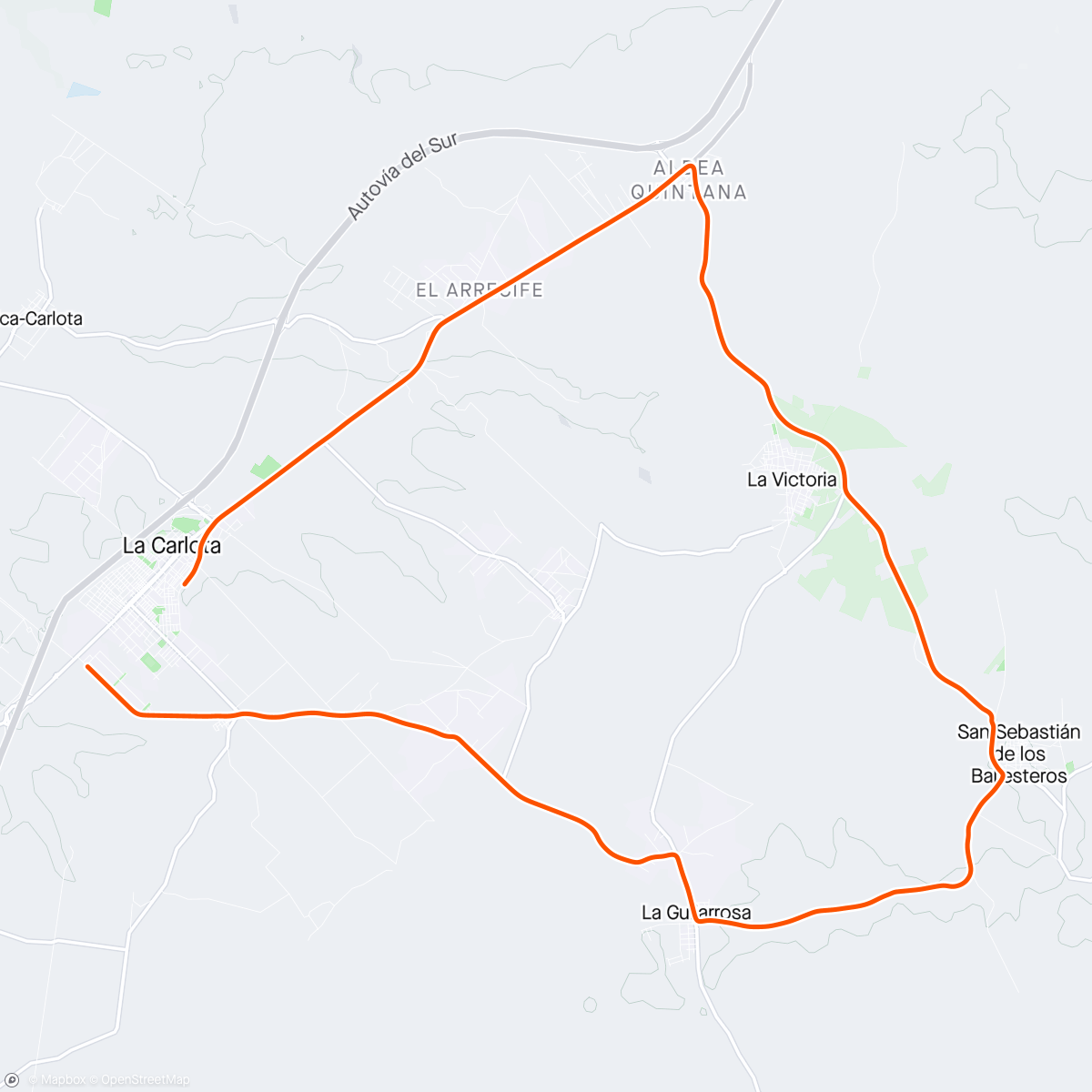 Mapa de la actividad (BKOOL - Vuelta San Sebastian)