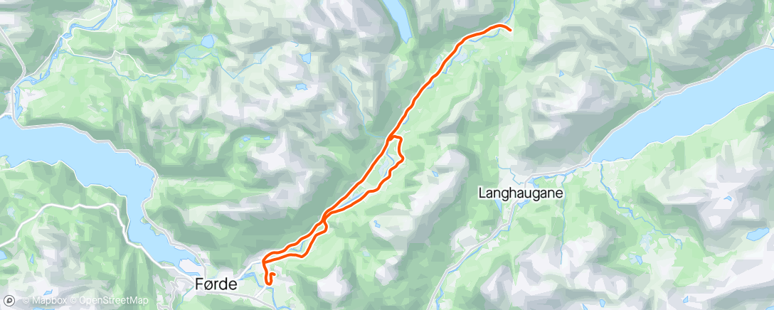Map of the activity, Skravletur med Tjønneland.