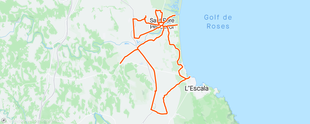 Map of the activity, Volta per L’Escala i Sant Pere