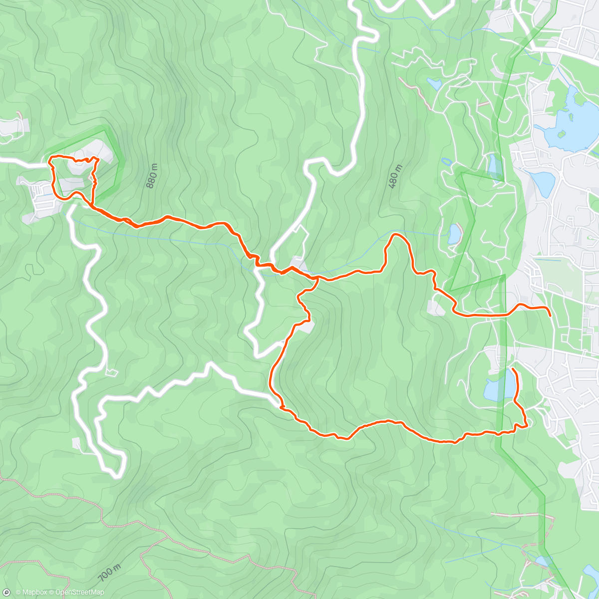 Map of the activity, Chiang Mai Shake Out