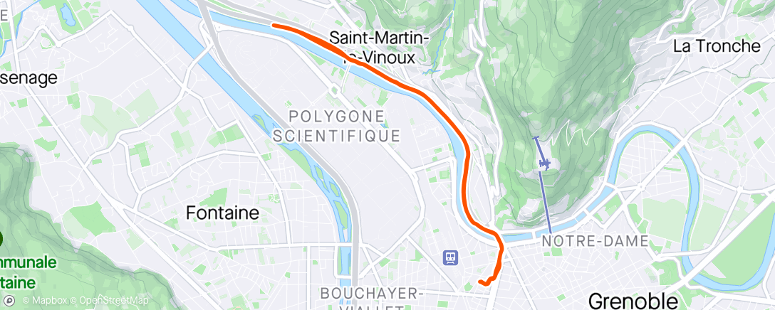Map of the activity, Run Blabla entre voisine 😋