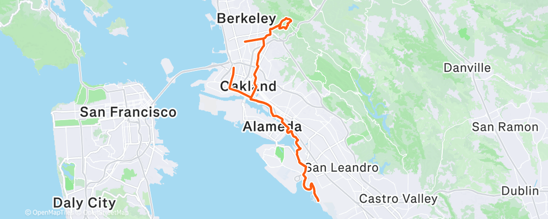 Map of the activity, Checking out the views along the Bay